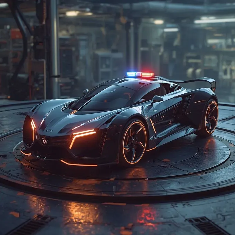 Futuristic Scifi Cyberpunk Vehicles C