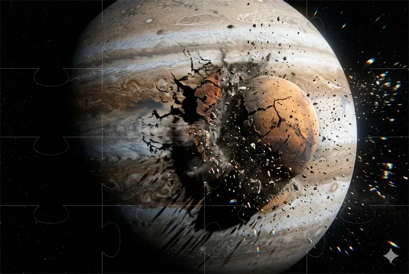 Realistic Space Planet Collisions