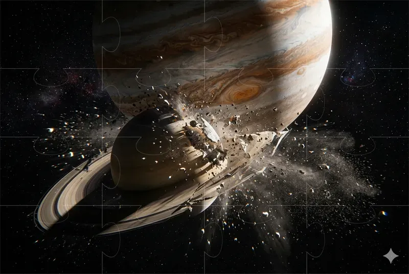 Realistic Space Planet Collisions