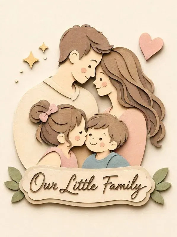 Papercraft Diorama Style Portraits