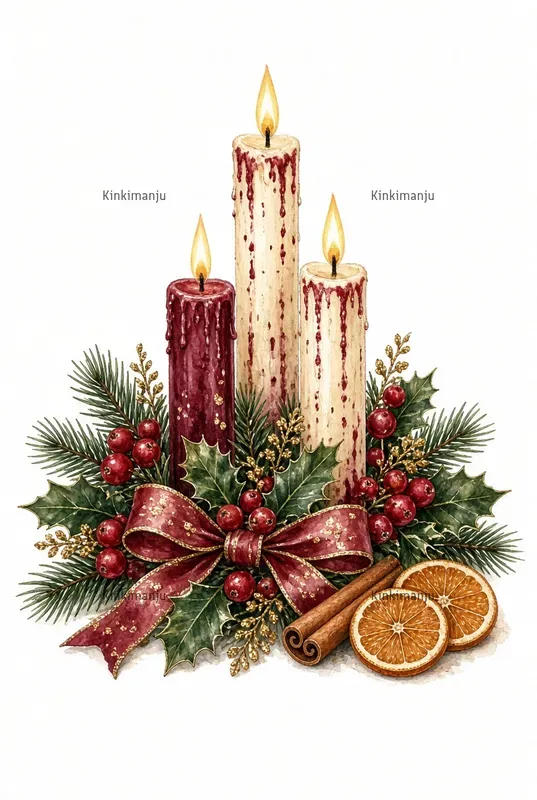 Vintage Christmas Clipart 50 Packs