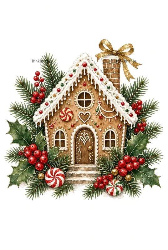 Vintage Christmas Clipart 50 Packs