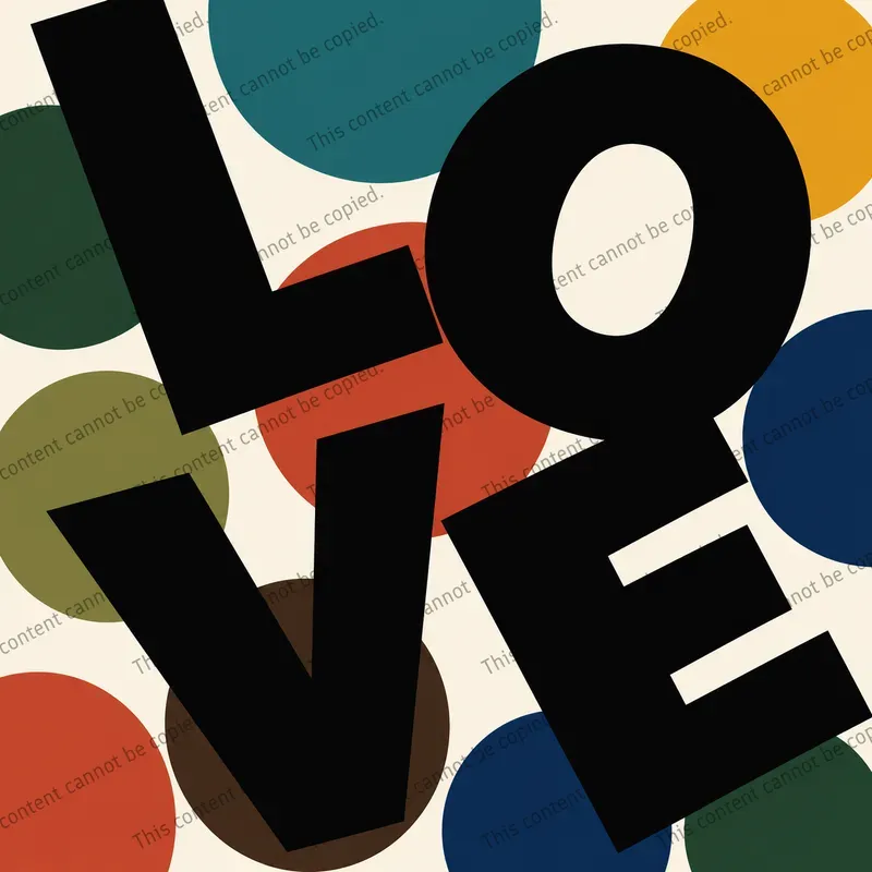 Abstract Typo Poster Pods