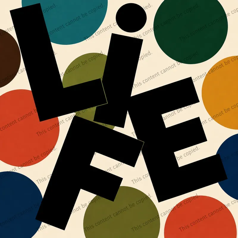 Abstract Typo Poster Pods