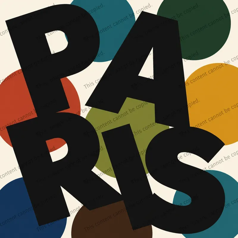 Abstract Typo Poster Pods