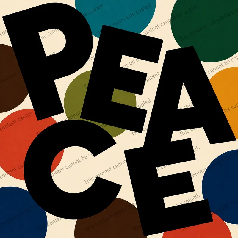 Abstract Typo Poster Pods