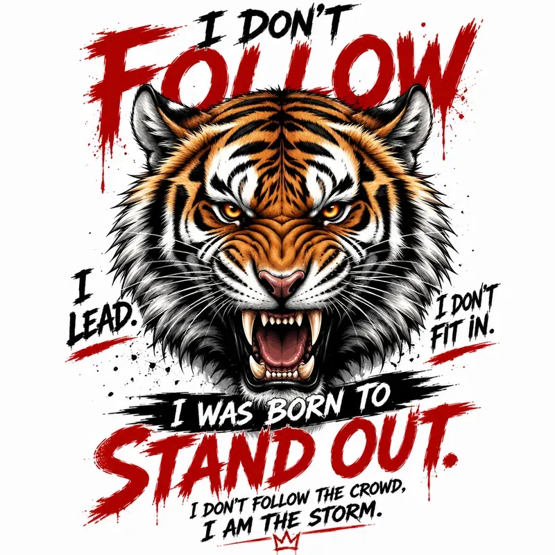 Angry Animal Quote Tshirt Design Packs