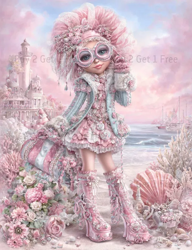 Seaside Steampunk Girl Junk Journals