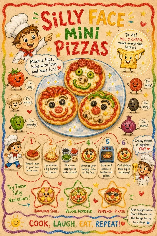 Kids Storybook Doodle Recipe Posters