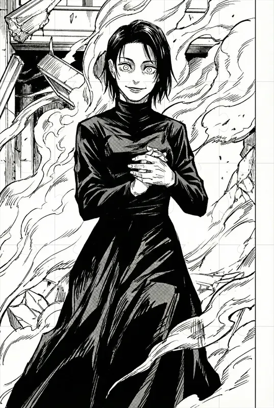 Gege Akutami Style Jjk Manga Art