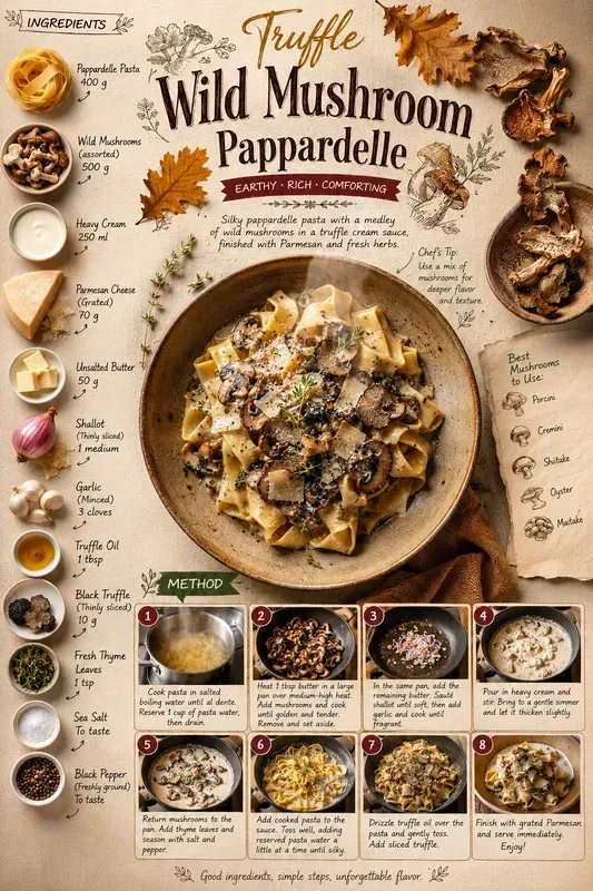 Aesthetic Autumn Dish Recipe Sketchnotes