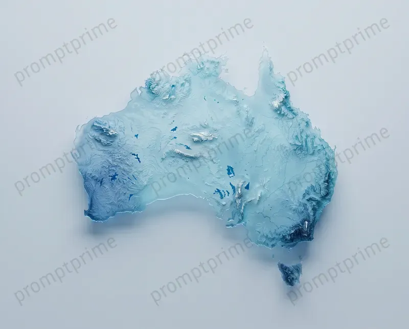 3D Topographic Country Maps