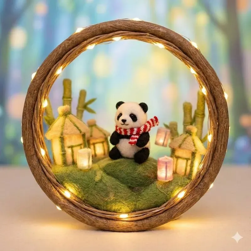 Whimsical Felt Animal Diorama Pacs