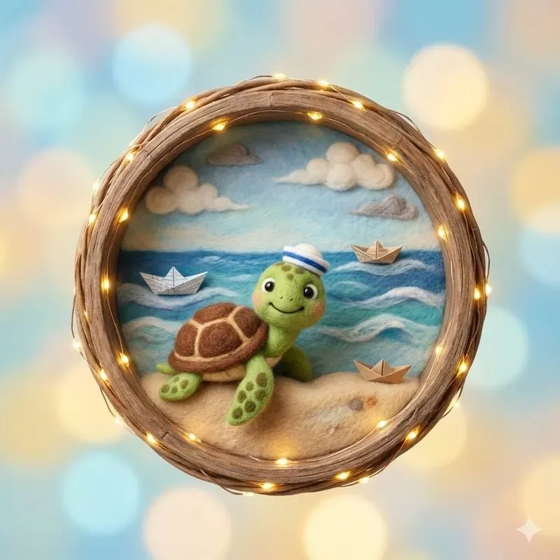 Whimsical Felt Animal Diorama Pacs
