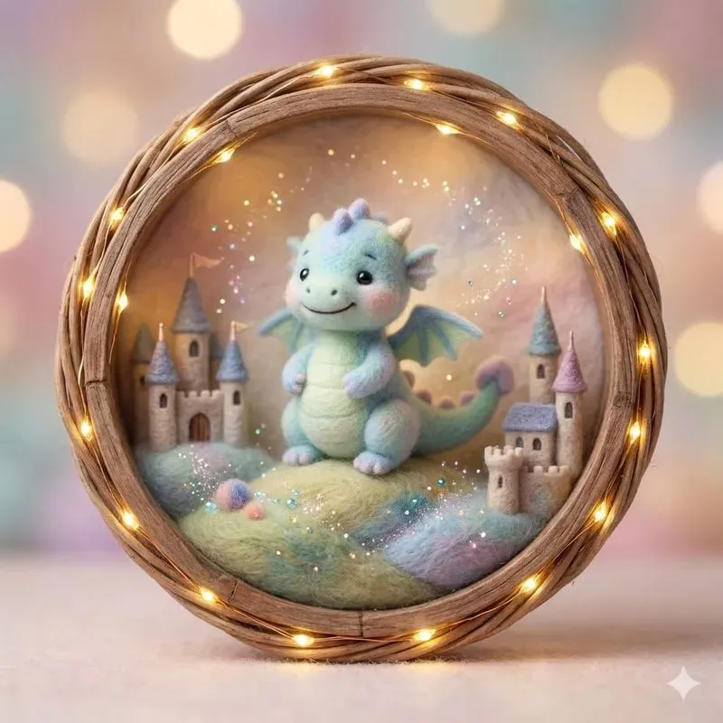 Whimsical Felt Animal Diorama Pacs