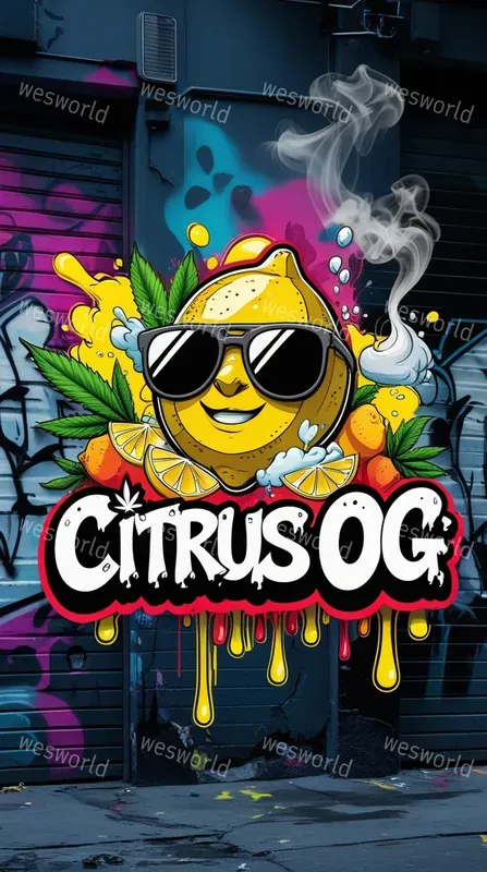 Stickers Cannabis Urban Graffiti Logos
