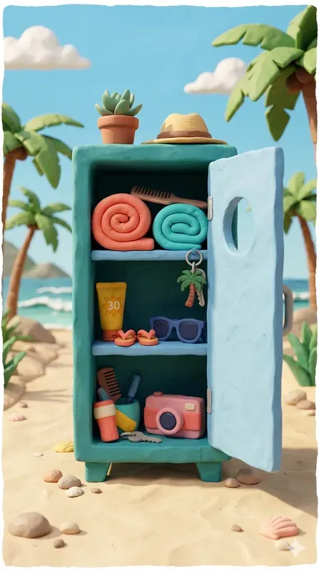 3D Claymation California Summer Holidays