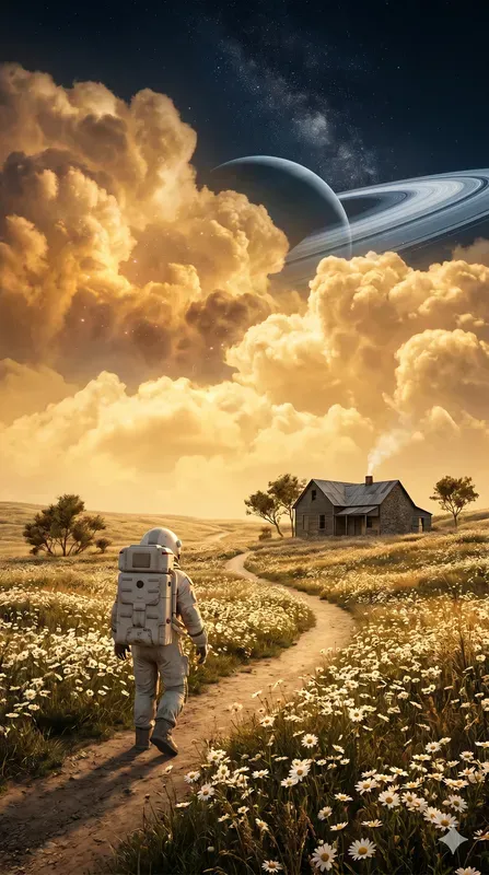 Surreal Cosmic Landscapes