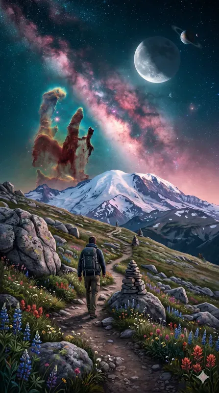 Surreal Cosmic Landscapes