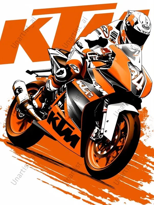 Vector Motorcycle Posters