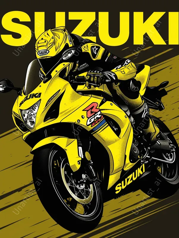 Vector Motorcycle Posters