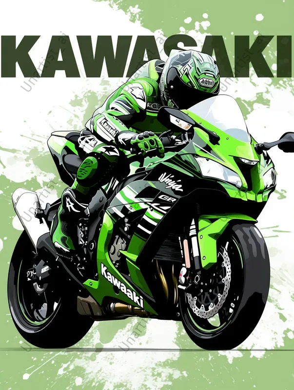 Vector Motorcycle Posters
