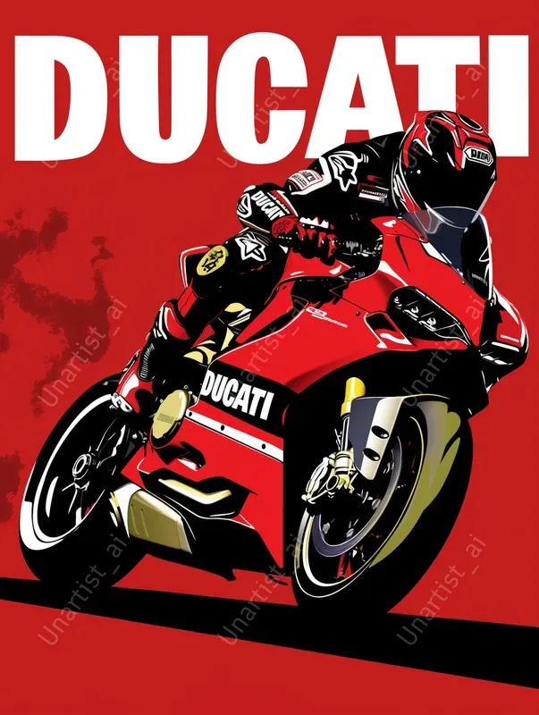 Vector Motorcycle Posters
