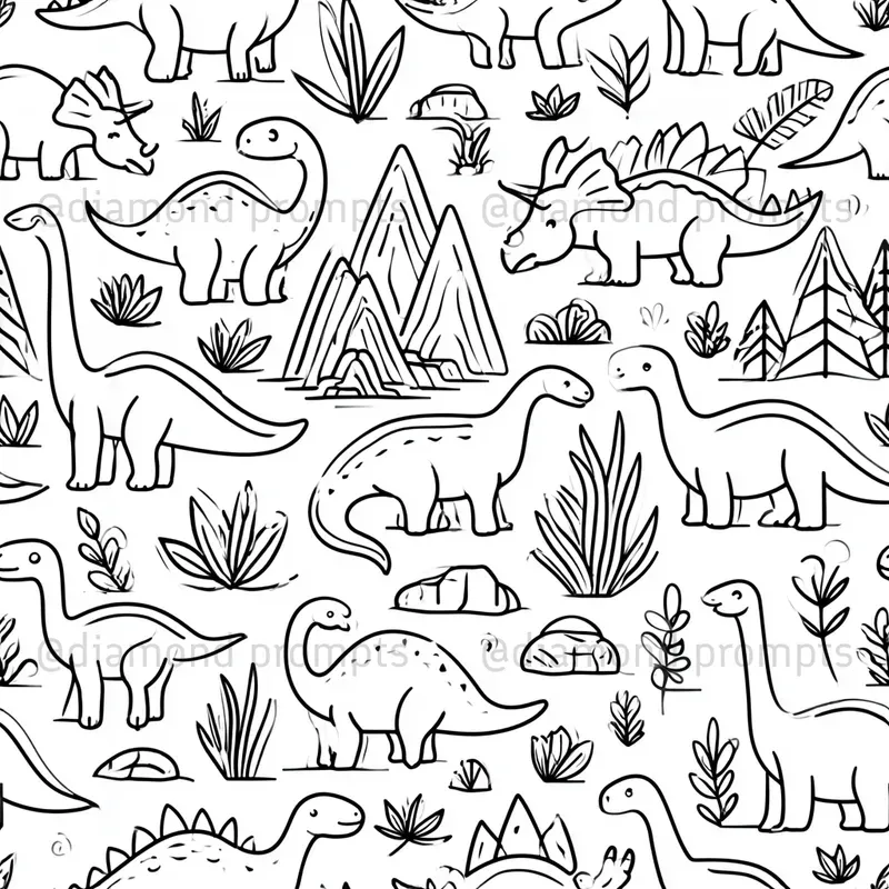 Little Worlds In Line Art