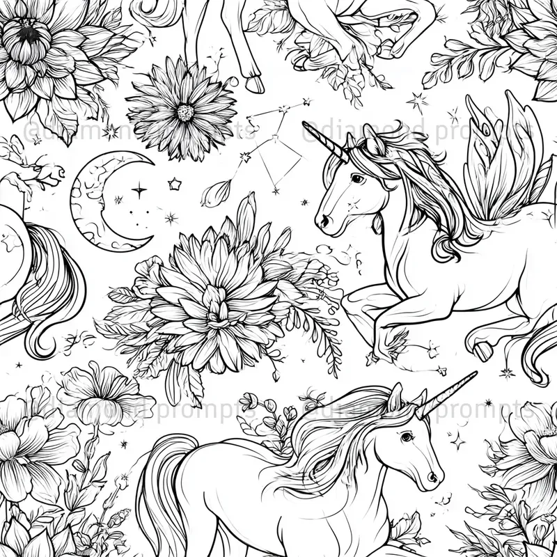 Little Worlds In Line Art