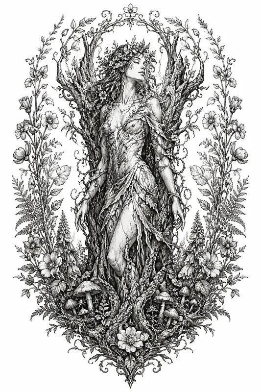 Enchanted Botanical Tattoo Collections