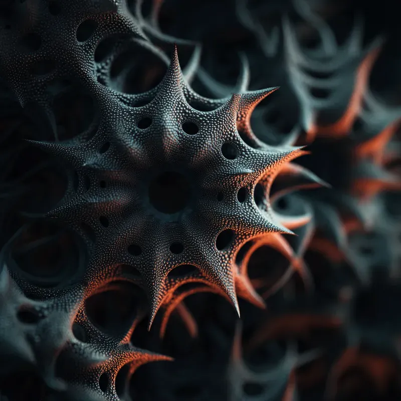 Microneural Ferrofluid Fusions 8K