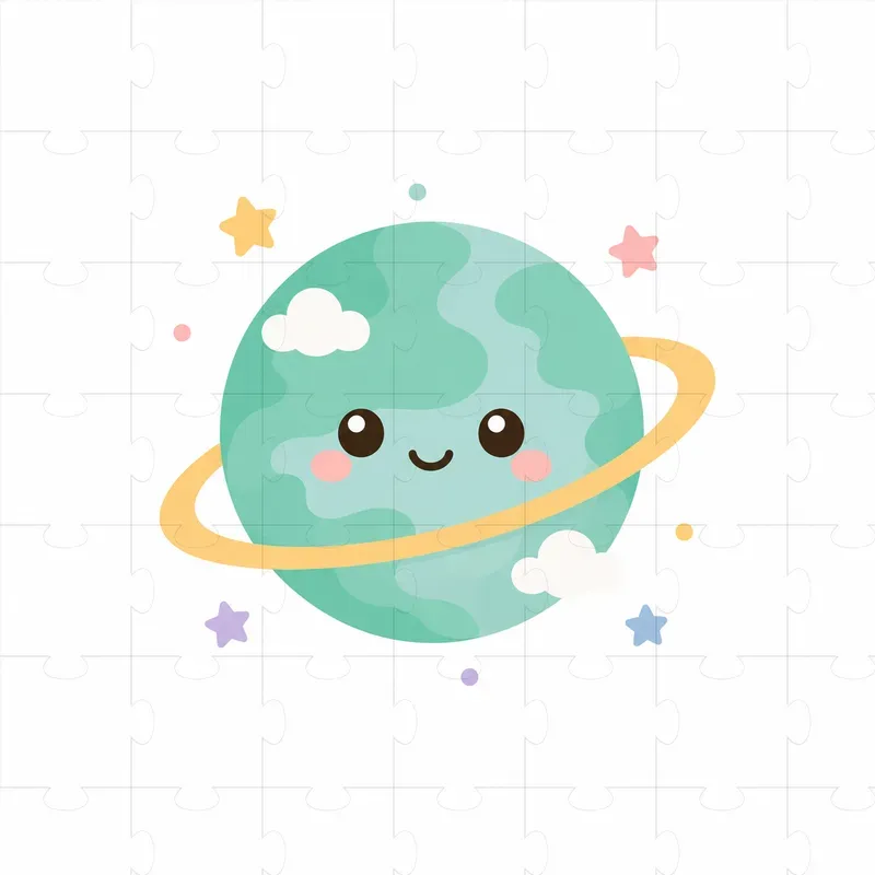 Cute Pastel Flat Vector Icons