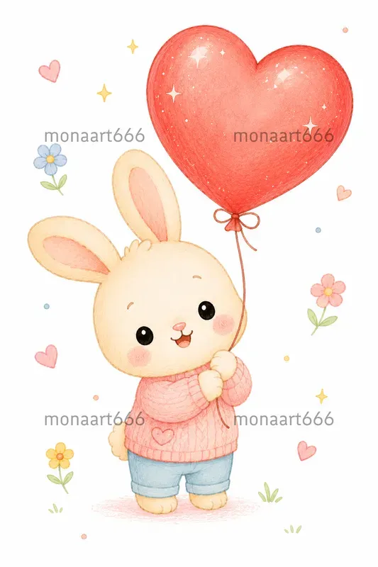 Whimsical Soft Pastel Chibi Collections