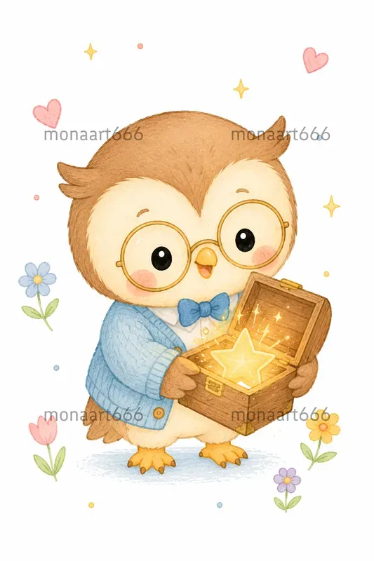 Whimsical Soft Pastel Chibi Collections