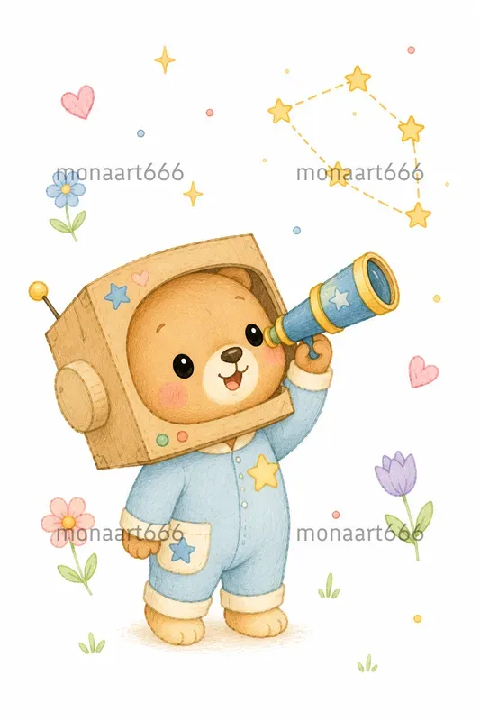 Whimsical Soft Pastel Chibi Collections
