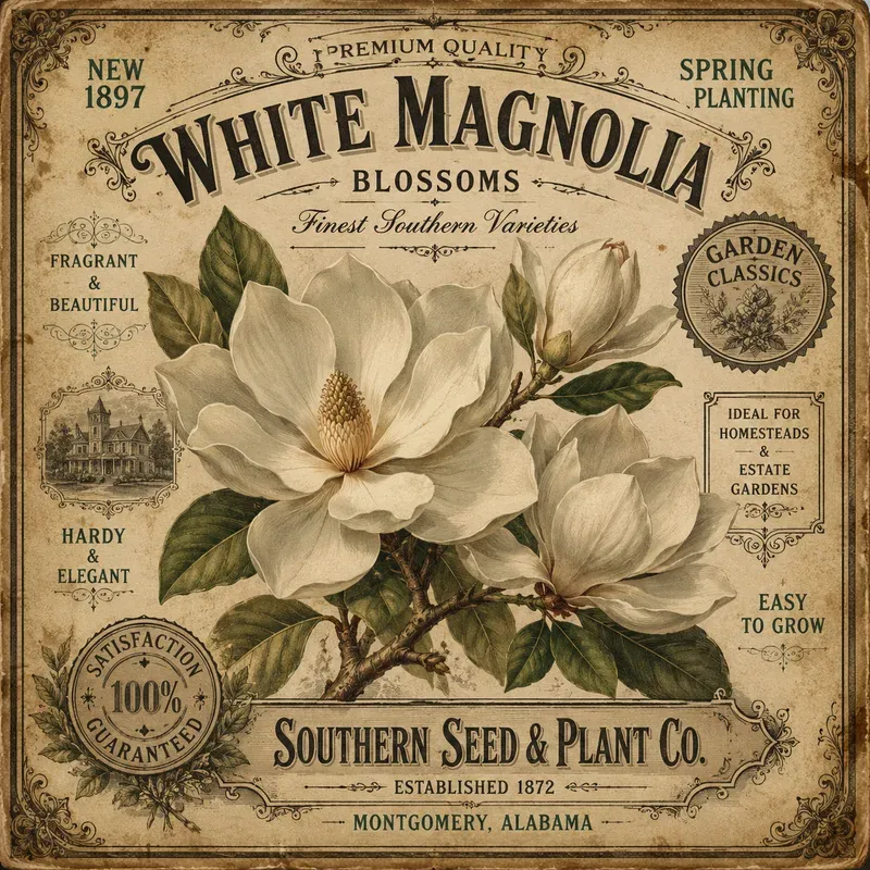 Vintage Botanical Seed Packet Posters