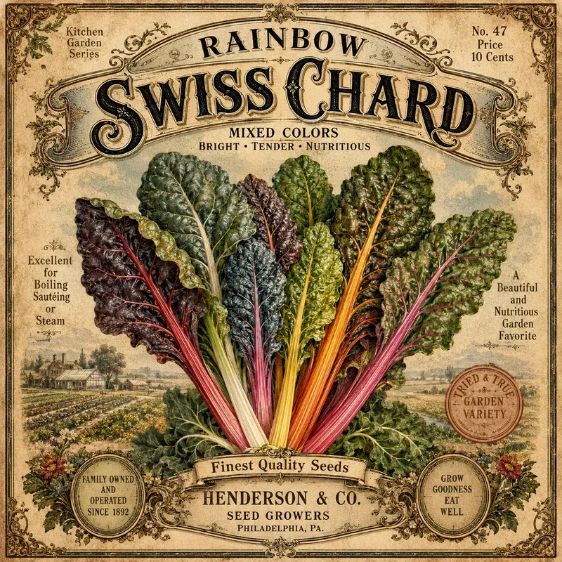 Vintage Botanical Seed Packet Posters