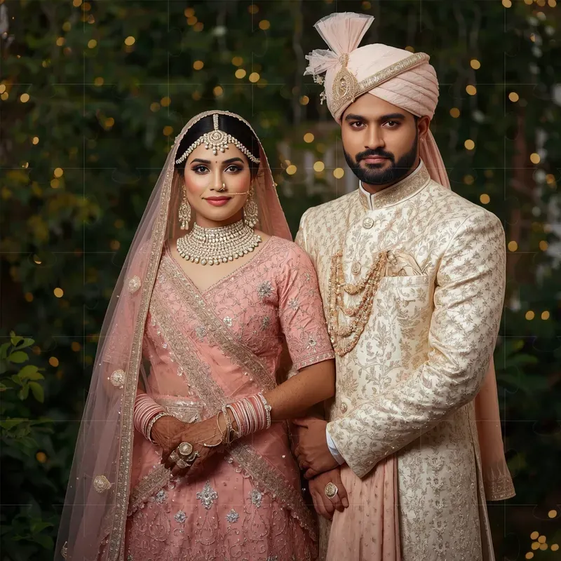 Royal Indian Wedding Portrait Generator