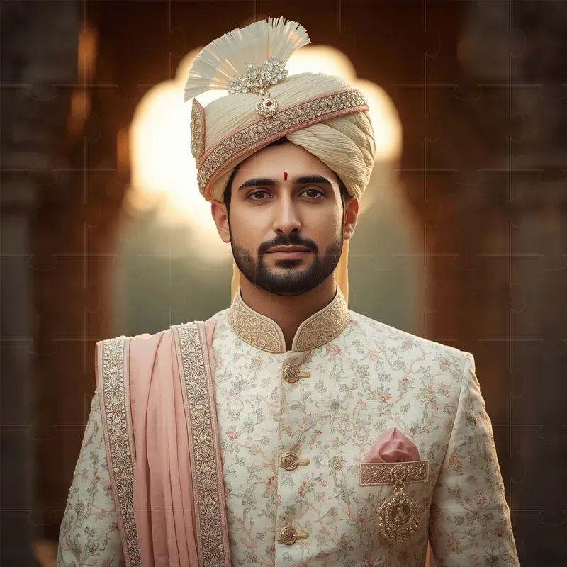 Royal Indian Wedding Portrait Generator