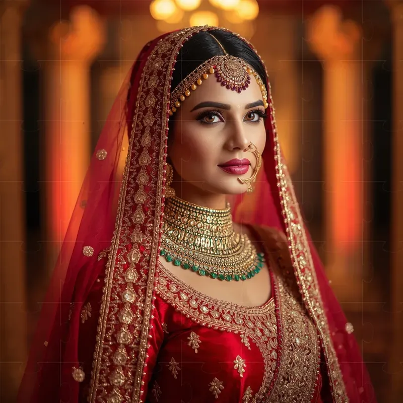 Royal Indian Wedding Portrait Generator