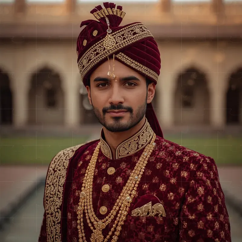 Royal Indian Wedding Portrait Generator