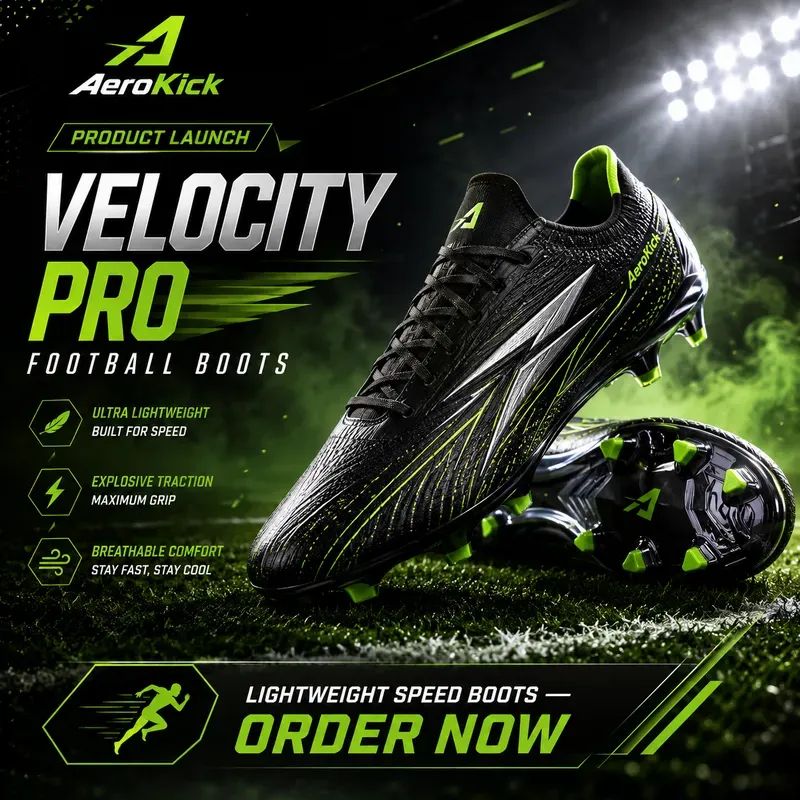 Cinematic Football Product Ads