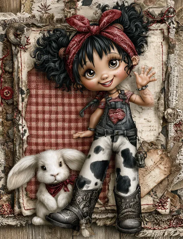 Cute Western Cowgirl Junk Journals