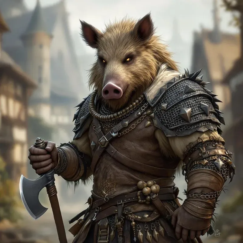 Anthropomorphic Animal Medieval Settings