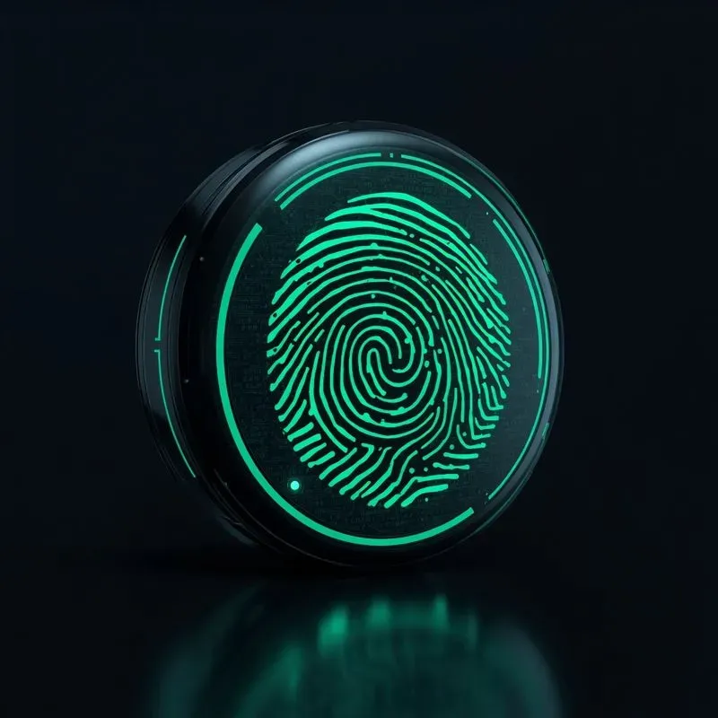 3D Cyber Security Tech Hud Icons