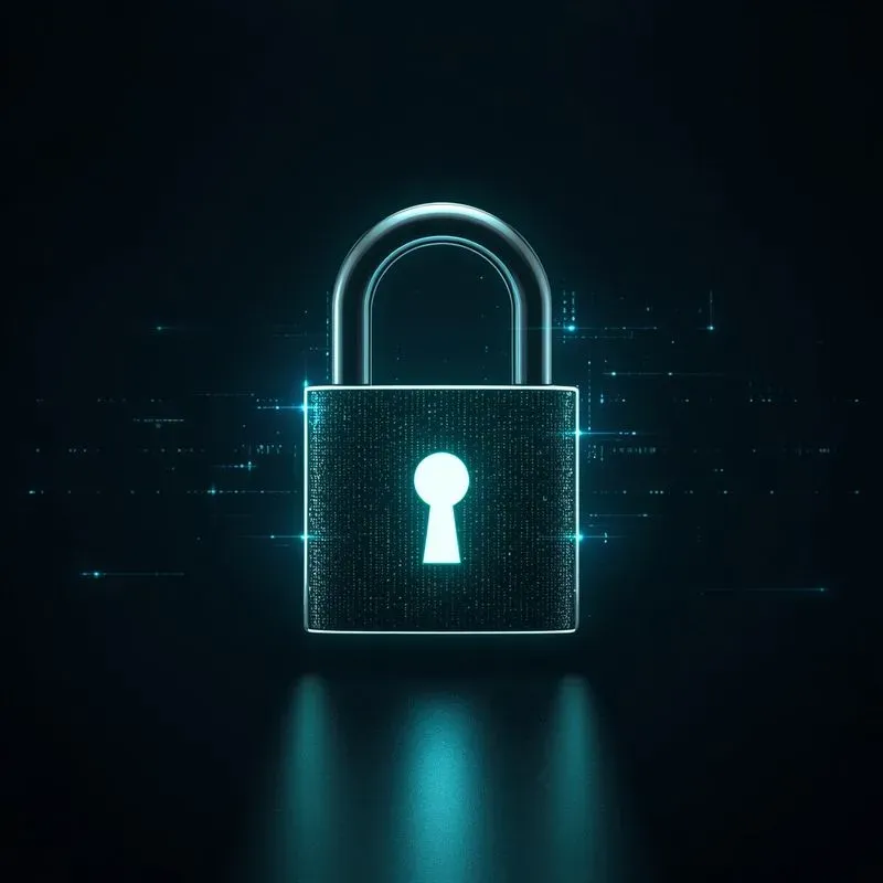 3D Cyber Security Tech Hud Icons
