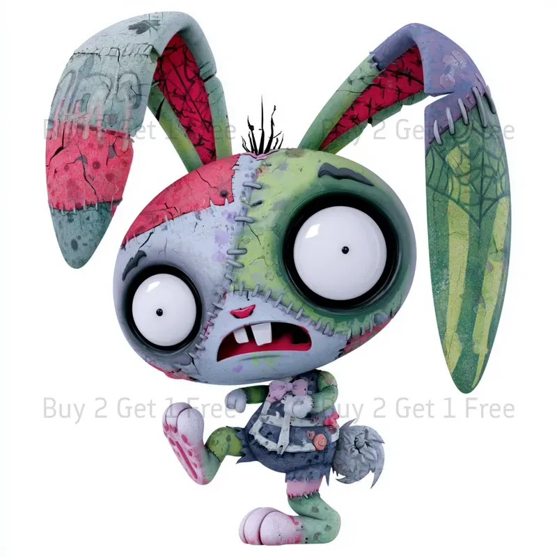 Zombie Girl Clipart