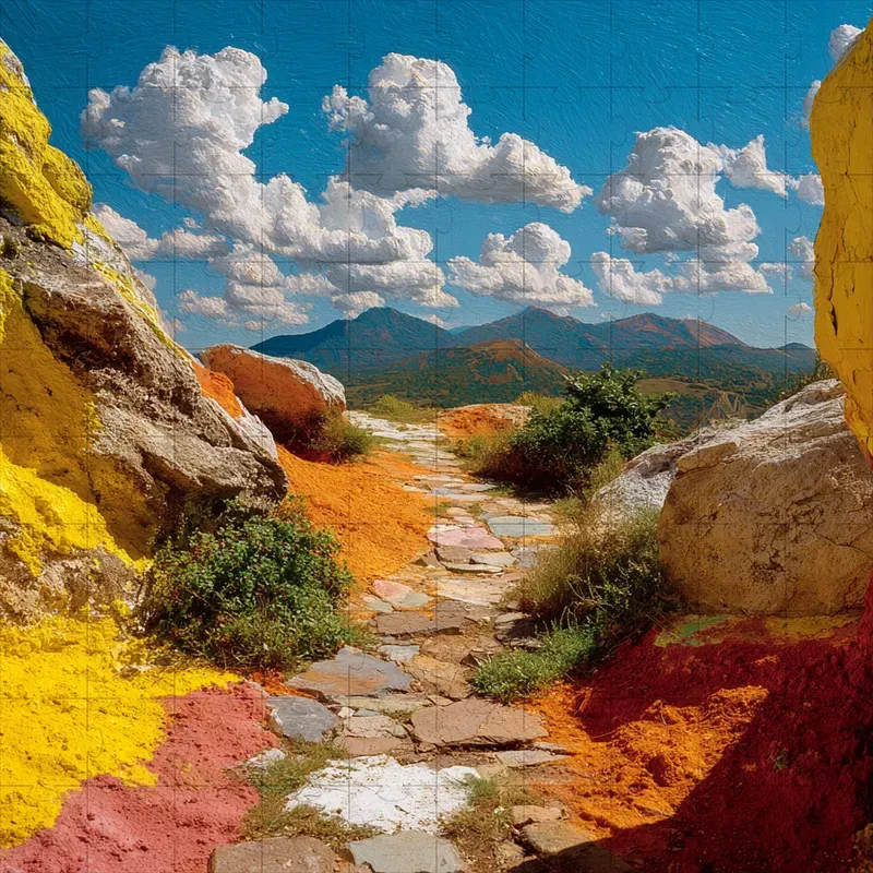 Photos Sunlit Rustic Folk Vibrance
