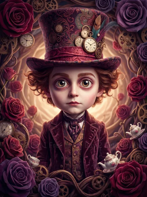 Surreal Wonderland Portrait Icons