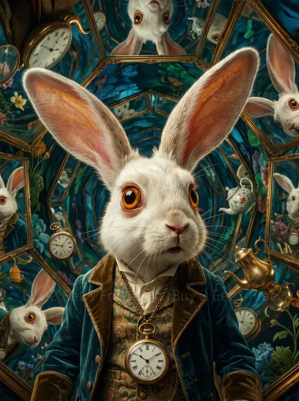 Surreal Wonderland Portrait Icons